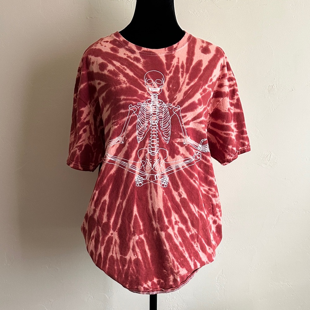 Skeleton Tie Dye Tee